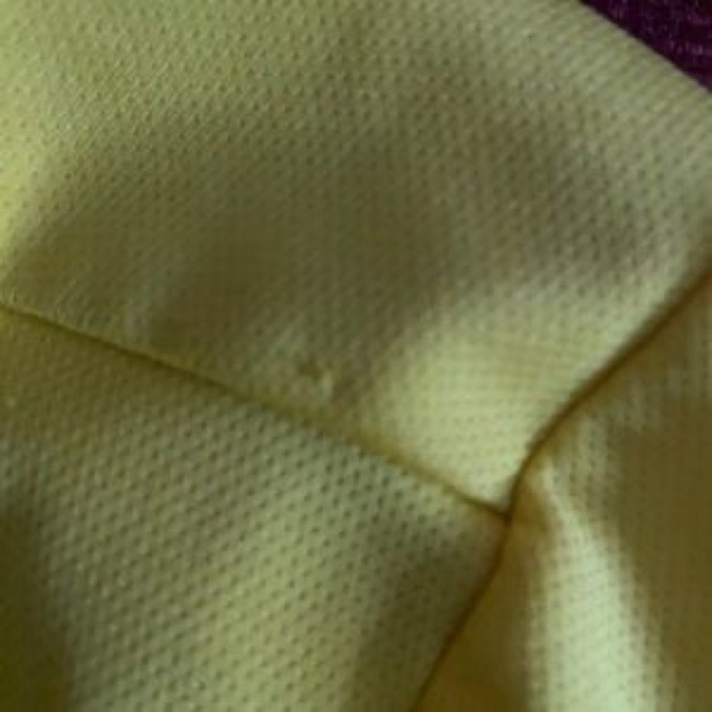 Umbro Yellow Soccer Jersey with Blue Trim and Crest - Picture 4 of 7